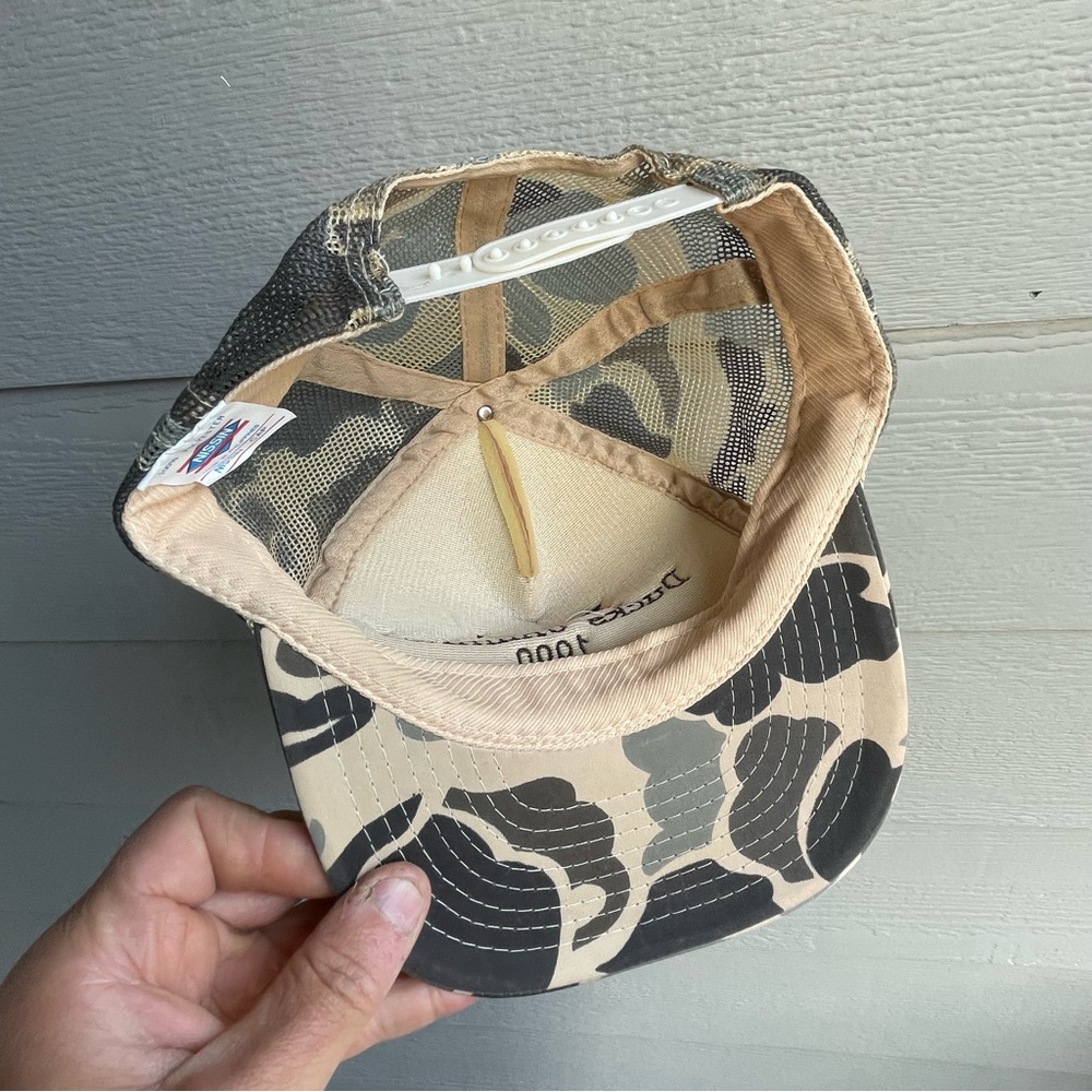 Vintage Ducks Unlimited Hunting Camo Hat Cap - Picture 3 of 15